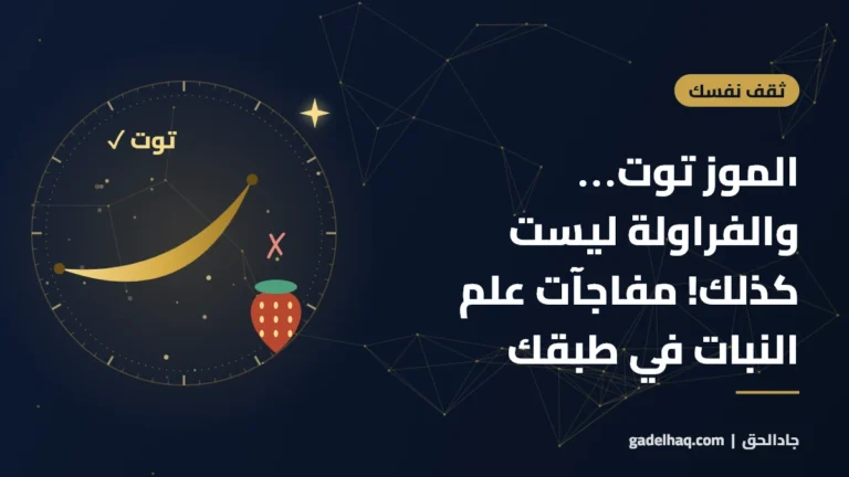 الموز توت… والفراولة ليست كذلك! مفاجآت علم النبات في طبقك